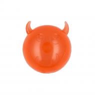 Мяч AnimAll Чертик с пищалкой 65 мм оранжевый (182674)