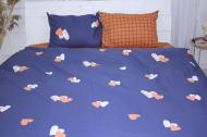 Комплект постельного белья Бязь Ranforce Elite 17-0442 Blue orange 175х210 см мультиколор MirSon