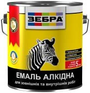 Эмаль ZEBRA алкидная ПФ-116 14 бежевый глянец 2,8 кг