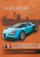 Блокнот Supercar series blue A5 40 арк. Profiplan