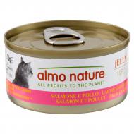 Консерва для котов Almo Nature HFC Cat Jelly лосось и курица 70 г