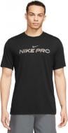 Футболка Nike M NK DF TEE DB NIKE PRO FJ2393-010 р.L чорний