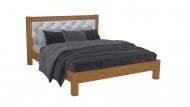 Ліжко DA-KAS Verona Luxury Zeus 210 140x200 см вільха