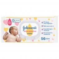 Детские влажные салфетки Johnson's Baby Extra sensitive 56 шт.