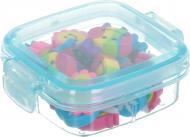 Набор ластиков в коробочке квадрат голубой