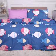 Комплект постельного белья MirSon Ranforce Elite 17-0466 Fish are fabulous мульти