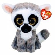 М'яка іграшка TY Beanie Boo's Лемур Linus 15 см різнокольоровий 36224