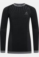 Футболка з довгим рукавом Odlo PERFORMANCE WARM KIDS BL TOP crew neck l/s 183139-60056 р.140 чорний