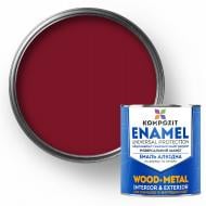 Эмаль алкидная Kompozit вишневый глянец 0,9 кг