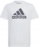 Футболка Adidas U BL TEE IB1670 р.176 белый