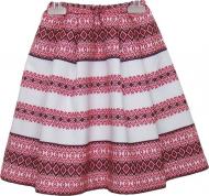 Спідниця для дівчаток Едельвіка 219-17/00 р.146 біло-червоний