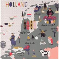 Блокнот Maps 165х165 мм Axent