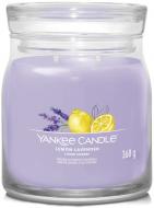 Свічка ароматична Yankee Candle Lemon Lavender (Лимон и Лаванда) Medium