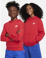 Джемпер Nike K NSW CLUB FLC HDY LBR FD3000-657 р.XL красный