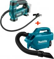 Компресcор автомобильный Makita MP100DZ + пылесос CL121DWA (CLX234A)