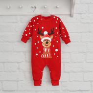 Ромпер-реглан унісекс Blanka Олені р.74 червоний 110050