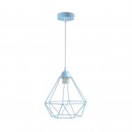 Подвес Светкомплект Loft 2123 1x40 Вт E27 голубой