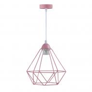 Подвес Светкомплект Loft 2123 1x40 Вт E27 розовый