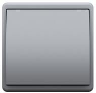 Выключатель одноклавишный Apolo без подсветки графит 50051 TGR