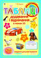 Плакат Тетяна Богданівна Будна «Таблиці додавання і віднімання в межах 10: Зошит-посібник з плакатом і наклейками» 978-966