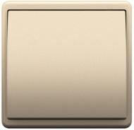 Выключатель одноклавишный Apolo без подсветки шампань 50051 TCH