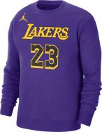 Свитшот Nike JORDAN NBA LOS ANGELES LAKERS COURTSIDE STATEMENT EDITION SWEATSHIRT PURPLE DN4718-508 р.L фиолетовый