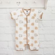 Песочник унисекс Blanka зайчик р.62 бежевый 110766