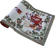 Раннер Вечерницы 40x140 см белый с зеленым Прованс