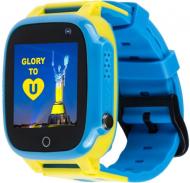 Смарт-годинник дитячий AmiGo GO008 GLORY GPS WIFI yellow/blue (976267)