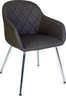 Стул обеденный Nowy Styl WESTER 4L CHROME ECO35 хром/мокко Стул обеденный Nowy Styl WESTER 4L CHROME ECO35 хром/мокко