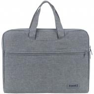 Сумка для документів текстильна А4 світло-сіра Axent 1632-01-A Сумка для документів текстильна А4 світло-сіра Axent 1632-01-A