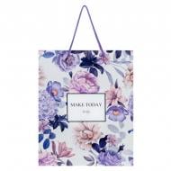 Пакет подарунковий Violet Whispers 26х32 см Axent Пакет подарунковий Violet Whispers 26х32 см Axent