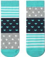 Носки детские для девочекдля мальчиков Conte-Kids CK Веселые ножки 17С-10СП 282 р.18 серо-бирюзовый