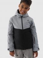 Куртка для мальчиков зимняя 4F TECHNICAL JACKET M535 4FJWAW24TTJAM535-25S р.134 серая с черным