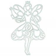 Елочная игрушка Фея 2Д 12 см белый