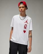 Футболка Jordan W J FLT GFX GF TEE DQ4471-100 р.M белый