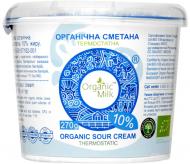 Сметана 10% термостатная Organic Milk ст 270г