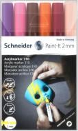Набір маркерів Schneider Paint-it 310 2мм Wallet Set3 6 шт./уп. S120197 різнокольоровий