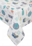 Скатерть Fish 145x260 см белый с принтом La Nuit