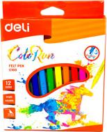 Фломастери Color Run 12 шт. EС10100 Deli