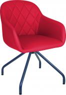 Стул обеденный Nowy Styl WESTER 4S ANTR ECO90 антрацит/красный