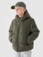 Пуховик для мальчиков зимний 4F DOWN JACKET M463 4FJWAW24TDJAM463-43S хаки
