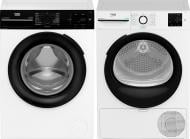 Пральна машина Beko BM1WFSU36233WPBB + сушильна машина BM3T37239WB