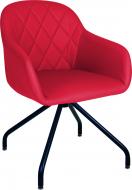Стул обеденный Nowy Styl WESTER 4S BLACK ECO90 черный/красный