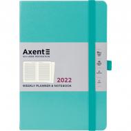 Щотижневик 2022 Prime Strong А5 бірюзовий Axent