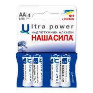 Батарейки НАША СИЛА Ultra Power AA (LR6, 316) 4 шт. (3022)