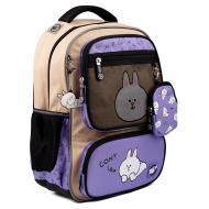 Рюкзак шкільний YES Littlest Pet Shop TS-46 Line Friends бузковий