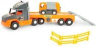 Игрушечный набор Wader Super Tech Truck с мусоровозом