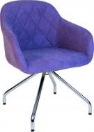 Стул обеденный Nowy Styl WESTER 4S CHROME SORO65 хром/фиолетовый