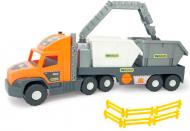 Автомобиль Wader Super Tech Truck со строительными контейнерами